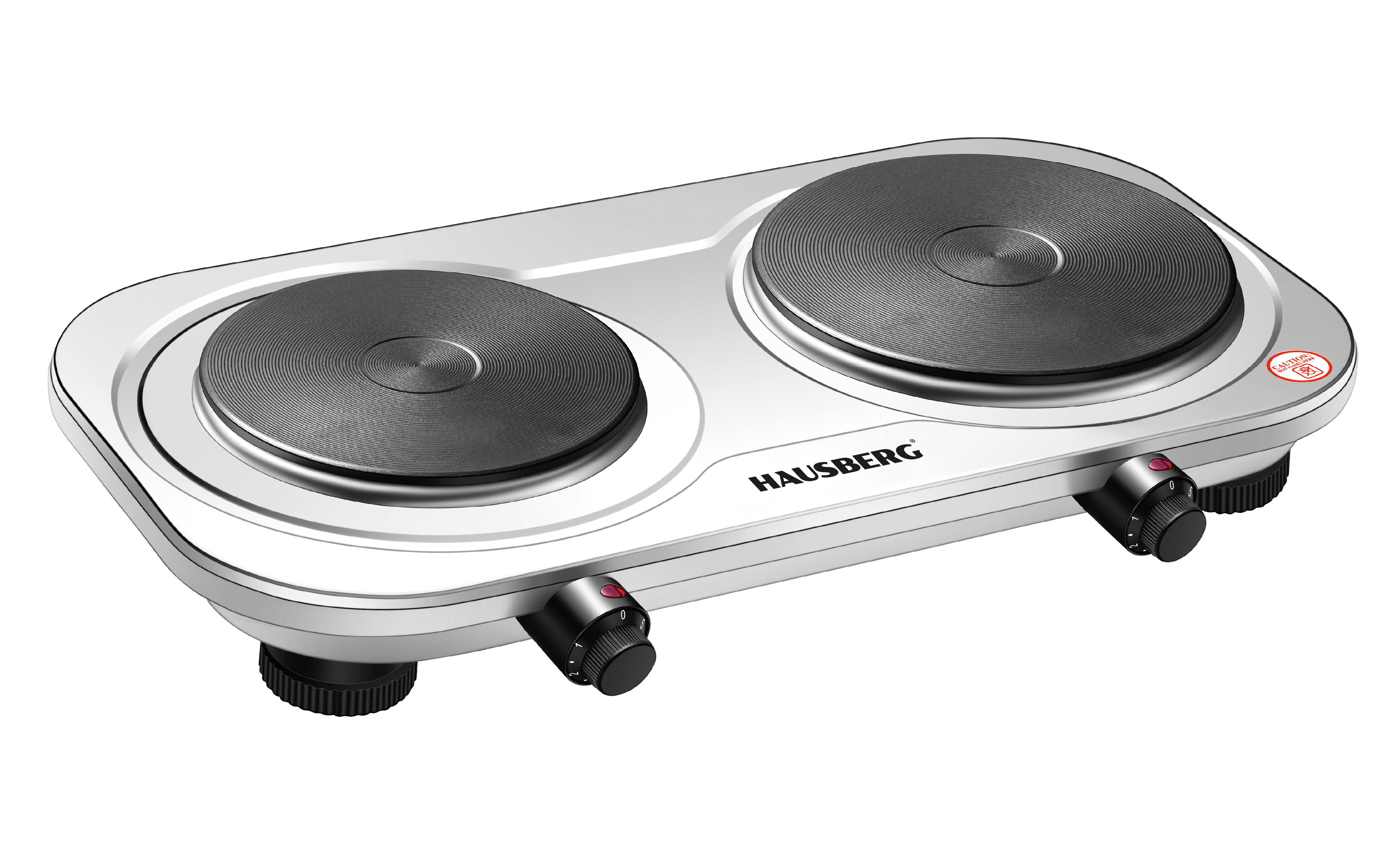 DOUBLE BURNER STEEL HOT PLATE
